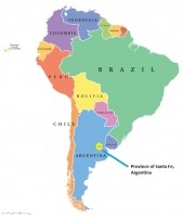 SouthAmerica map