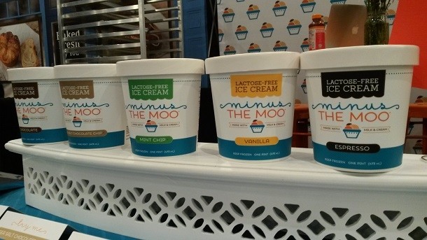 Minus the Moo makes a dairy ice cream that lactose intolerant consumers can enjoy