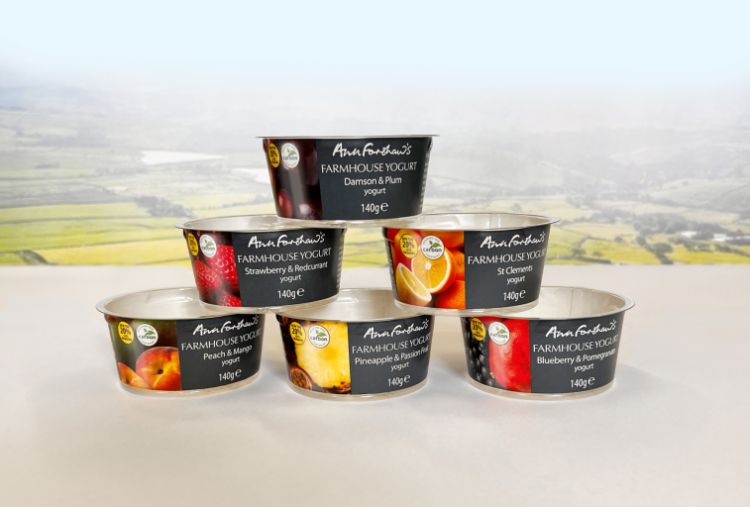 Alston Dairy's fully recyclable pot