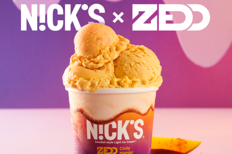 Nick's co-creates ice cream with DJ Zedd