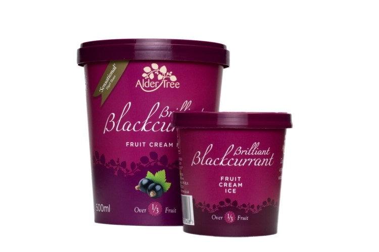 Blackcurrant Ice Cream from Alder Tree