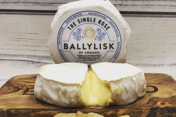 The Single Rose, Ballylisk of Armagh Farmhouse Brie from Ballylisk Dairies
