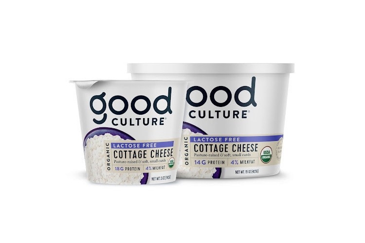Good Culture's gut-friendly Organic Lactose Free Cottage Cheese