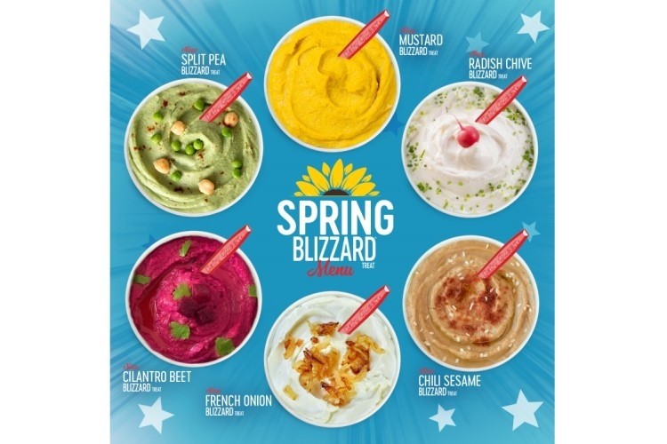 Dairy Queen’s Savory Spring Blizzard menu