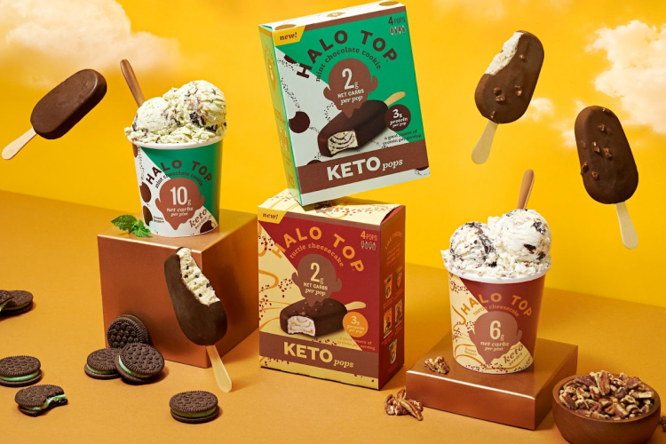 Halo Top Keto Pops and Pints