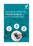 Advances in Vitamin Testing at Point of Production