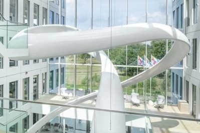 The three-day event begins 50 miles from Amsterdam at FrieslandCampina's Innovation Centre (pictured)