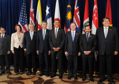 Trans Pacific Partnership (TPP) talks, designed to simplify trade between the Pacific Rim nations, were launched in 2011. 