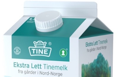 TINE is using a plant-based 1.75 liter milk carton, developed by Tetra Pak