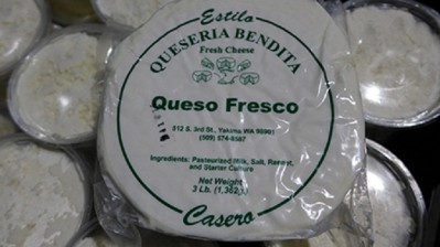 Queseria Bendita of Washington recalled four cheeses