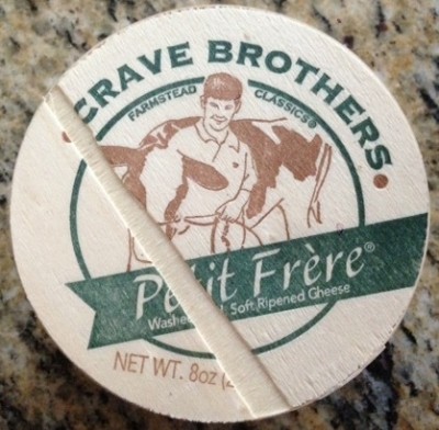 Petit Frère cheese made by Crave Brothers Farmstead Cheese Company