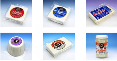 Some soft cheeses distributed by Karoun Dairies Inc 
