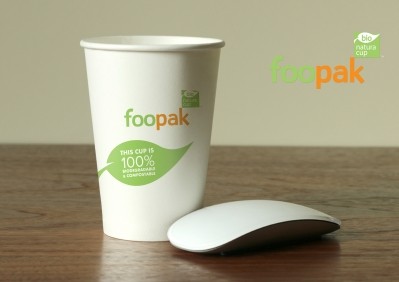  The Foopak Bio Natura Cup is on display at Gulfood this week in Dubai.