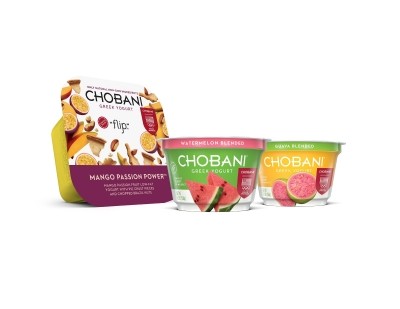 Chobani will release three limited edition flavors inspired by the 2016 Rio Summer Olympic Games