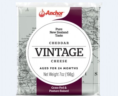 The Anchor redesigned packaging which will launch in the US. Photo: Fonterra.