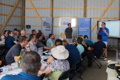 Dairy farmers called the picnic setting “casual, comfortable and efficient,” for fostering discussions. Pic: DBA