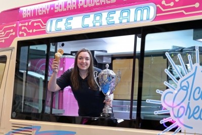 Zoe Philipson, of Tyne Valley Ices in Hexham won the Ice Cream Van of the Year. Pic: Ice Cream Alliance
