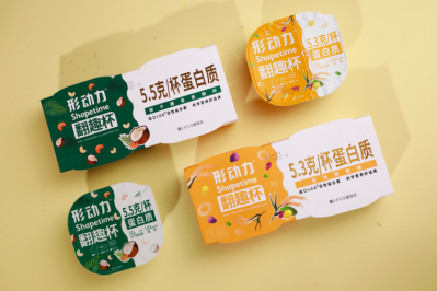 Food Union China wants to turn its Shapetime range into 'a protein-enriched power brand'. Image via Food Union China