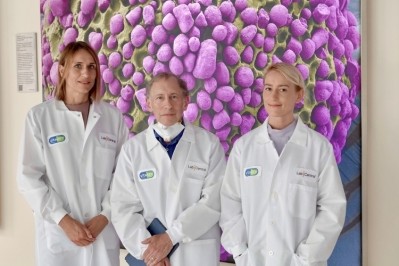VitaKey co-founders Dr Robert Langer and Dr Ana Jaklenec, with researcher Stephanie Tomasic. Pic: VitaKey
