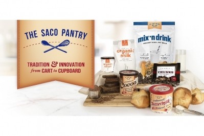  Saco Foods has experienced five times the normal volume of demand for its dry buttermilk, baking cocoa, and Mix'n Drink products.