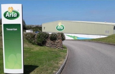Arla Foods UK is proposing to close its plant in Trevarrian, Cornwall. Pic: Arla Foods UK