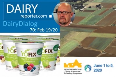 Dairy Dialog podcast 70: IDF cheese symposium, Danone North America, Yofix. Fields pic: Getty Images/robb1037