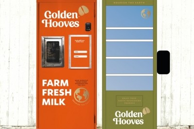 First Milk is launching a franchise with on-farm milk, dairy and produce vending operation under the Golden Hooves brand. Pic: First Milk