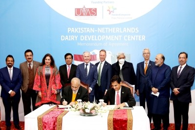 FrieslandCampina Engro has launched the Pakistan-Netherlands Dairy Development Centre in collaboration with the University of Veterinary and Animal Sciences. Pic: FrieslandCampina