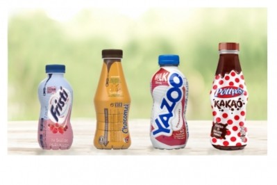 FrieslandCampina is the first company in the dairy sector to make its bottles virtually circular for its brands in the Netherlands, Belgium, the UK and Hungary.  Pic: FrieslandCampina