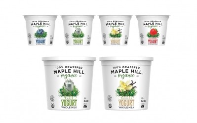 Maple Hill blended yogurt line appeals to a different group of consumers looking for a smoother, creamier yogurt with 100% grass-fed organic certification. 