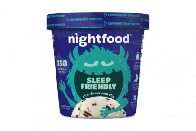 Nightfood recently completed a pilot program with a global hotel chain to introduce Nightfood ice cream pints into US hotel lobby shops. Pic: Nightfood