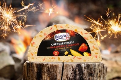 The Ilchester Bonfire Night Cheddar includes habanero chilli pepper complemented by pieces of mango. Pic: Norseland