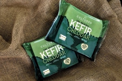 The new cheese is created using live kefir cultures.