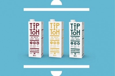 Belgian start-up Tiptoh has partnered with SIG and Olympia Dairy to bring a new range of pea protein beverages to the Belgian market. Pic: SIG