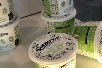 Spanish brand Quescrem introduced its new culinary yogurt at SIAL.