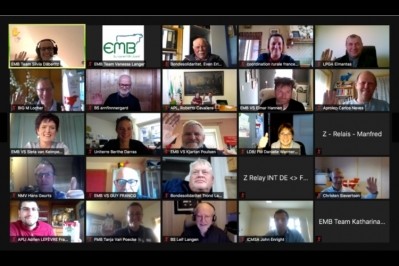 The EMB General Assembly took place online this year. Pic: EMB