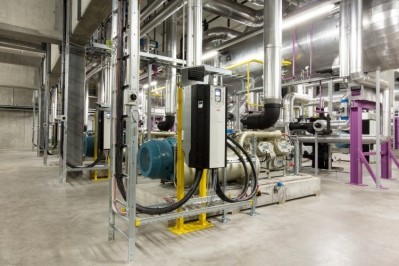 Utilizing high-efficiency motor and drive technology saves energy in refrigeration systems typically found deep in the center of food and beverage facilities. Pic: ABB