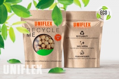 The new packaging retains all the functionality of a multicomponent structure, but is also recyclable. Pic: Uniflex