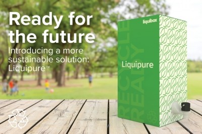 Liquipure lite is an all-polyethylene structure suitable for liquid products that do not require an oxygen barrier, such as dairy or edible oil.  Pic: Liquibox