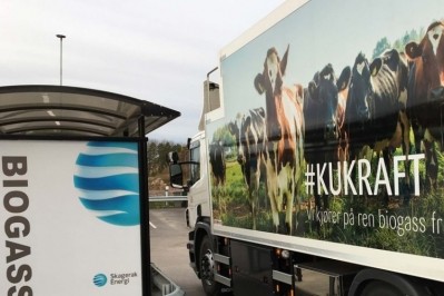 In addition to using biogas for transportation, TINE is starting to use renewable biogas from its cows at its Sem dairy.