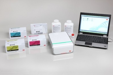 Users can run up to 96 different tests at the same time with the 3M system.