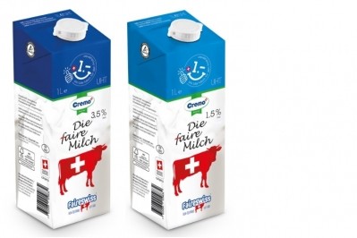 Faireswiss milk is available as UHT full and partially skimmed milk in Tetra Edge packaging. Pic: SPAR