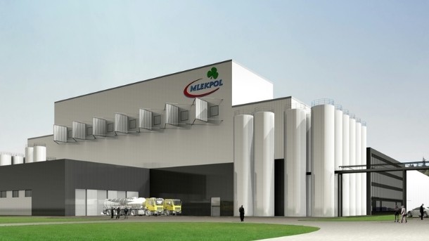 Polish dairy company Mlekpol is set to build a new milk processing facility in eastern Poland. Pic: © Budimex SA and Grupa Kreska