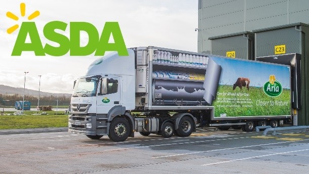 ASDA has entered a three-year agreement with Arla to supply ASDA brand milk and cream products.
