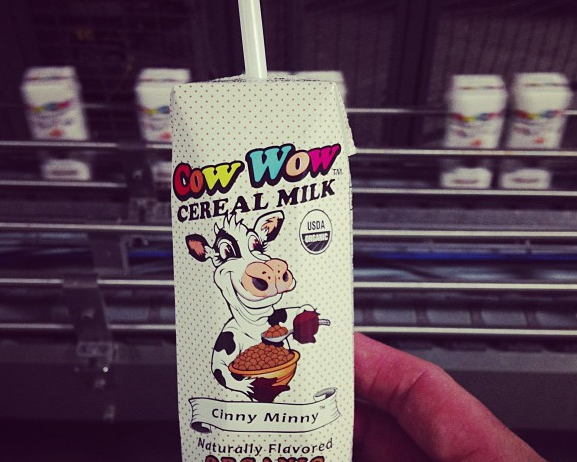Despite getting “a kick out of seeing grown men drinking milk out of a tiny plastic tube”, Cow Wow boss Christopher Pouy said the the revamped range will come in screw top cartons.