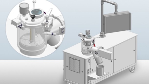 At Powtech 2017, MTI Mischtechnik will showcase its newly developed line of laboratory mixers. On show will be one made for dairy processing. Pic: ©MTI Mischtechnik