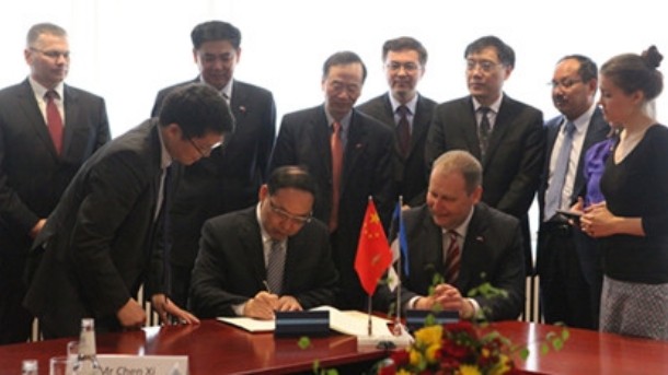 A protocol signed this week paves the way for the trade of dairy products between China and Estonia.