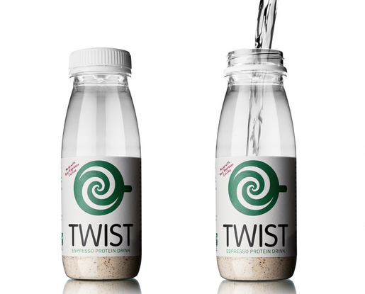 Twist is described as 'the coffee lover's protein drink'