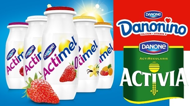 In Europe, Danone's key focus is the relaunch fo global brands, including Danonino, Actimel and Activia.  