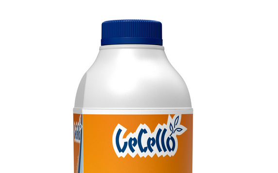 The carton bottle's plastic tops contains a new high density polyethylene (HDPE) barrier material.